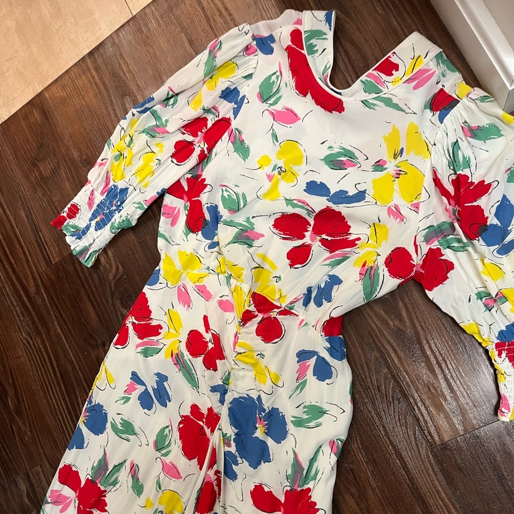 RIXOxTarget ruffle floral dress